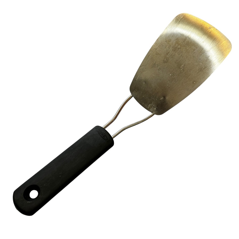 OXO Good Grips Stainless‎ Steel Flexible Turner Spatula Black Handle 10.5 Inch